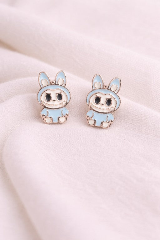 Anti-Tarnish Bunny Stud Earrings