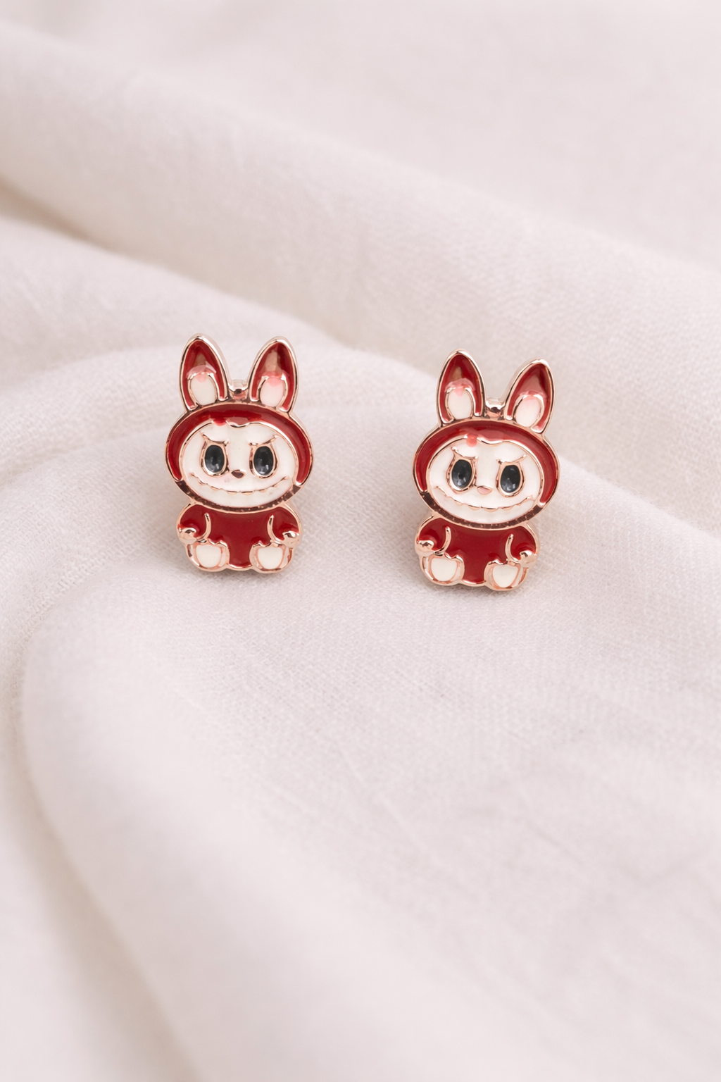 Anti-Tarnish Bunny Stud Earrings