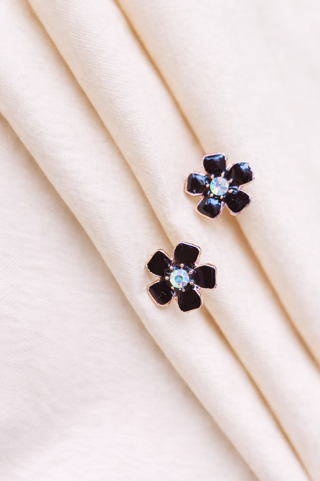 Crystal Stud Earrings-AntiTarnish