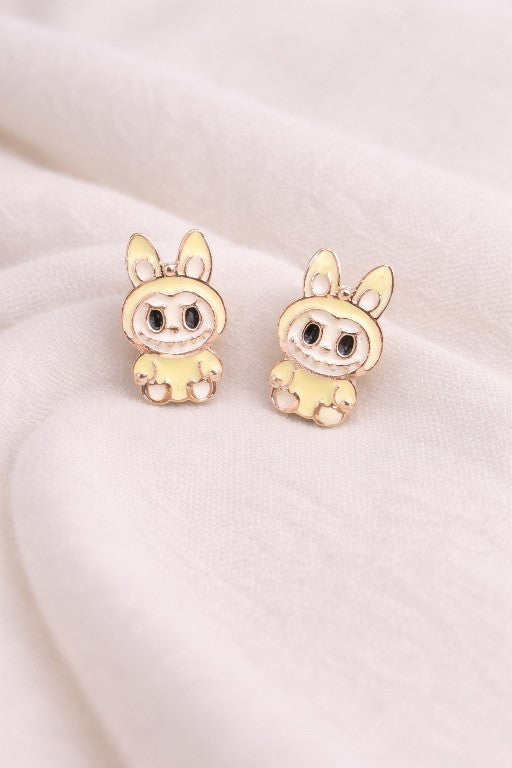 Anti-Tarnish Bunny Stud Earrings