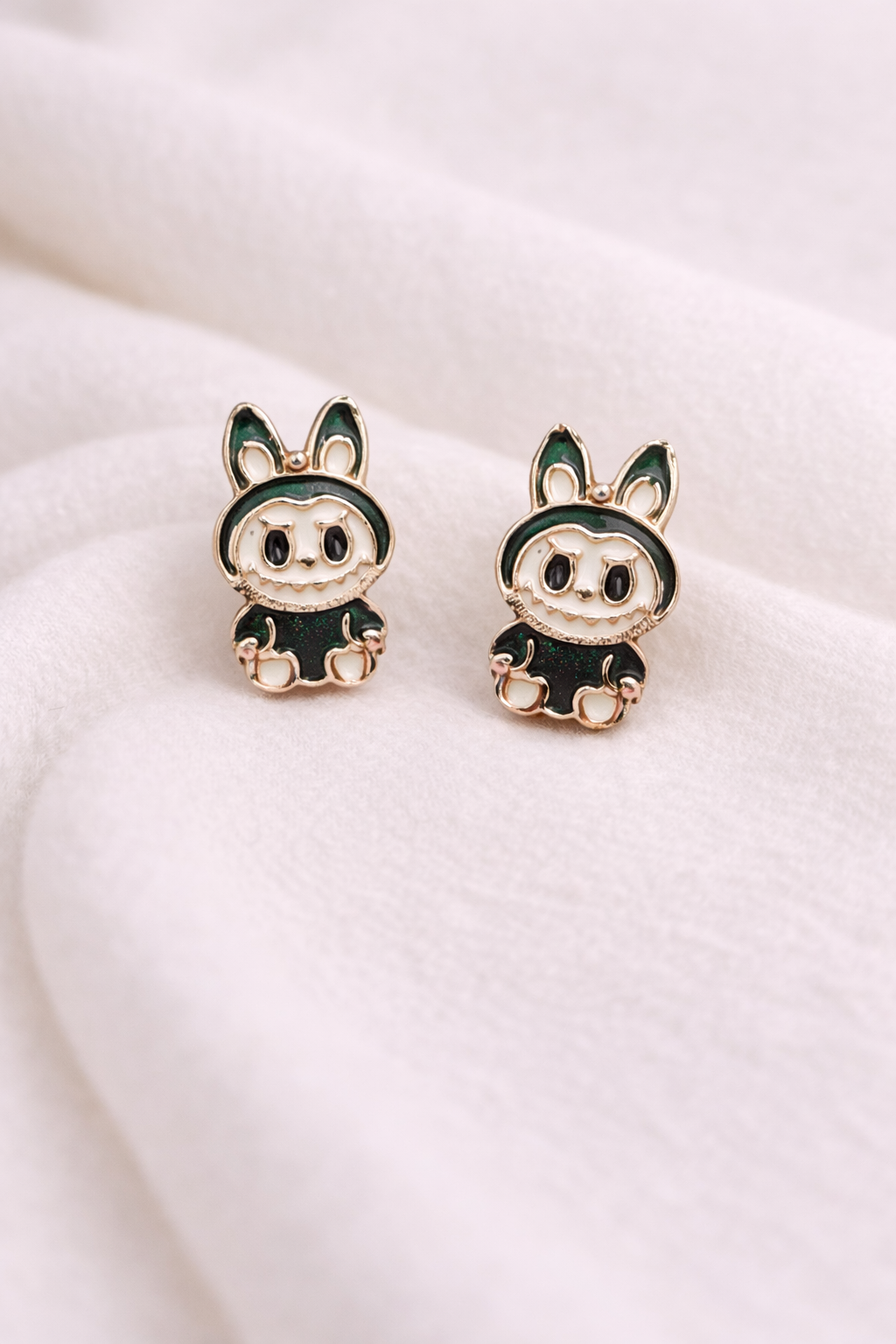 Anti-Tarnish Bunny Stud Earrings